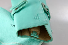 Load image into Gallery viewer, Tiffany &amp; Co. Blue Leather &quot;Safekeeping&quot; Jewelry Snap Purse

