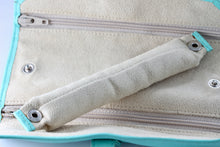 Load image into Gallery viewer, Tiffany &amp; Co. Blue Leather &quot;Safekeeping&quot; Jewelry Snap Purse
