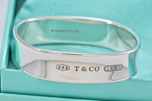 Load image into Gallery viewer, Tiffany &amp; Co. 1837 Silver Square Bangle Bracelet
