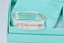 Load image into Gallery viewer, Tiffany &amp; Co. 1837 Silver Square Bangle Bracelet
