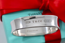 Load image into Gallery viewer, Tiffany &amp; Co. 1837 Silver Square Bangle Bracelet

