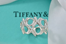 Load image into Gallery viewer, Tiffany &amp; Co. Paloma Picasso Silver xoxo Wide Band Ring
