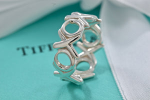 Tiffany & Co. Paloma Picasso Silver xoxo Wide Band Ring