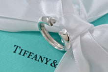 Load image into Gallery viewer, Tiffany &amp; Co. Paloma Picasso Silver Tenderness Hearts Open Band Ring
