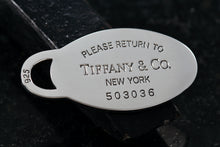 Load image into Gallery viewer, Return To Tiffany &amp; Co. Silver 42mm Replacement Oval I.D. Tag Pendant
