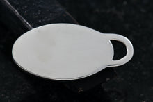 Load image into Gallery viewer, Return To Tiffany &amp; Co. Silver 42mm Replacement Oval I.D. Tag Pendant
