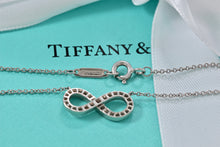 Load image into Gallery viewer, Tiffany &amp; Co. Infinity Platinum Diamond Pendant Necklace
