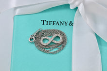 Load image into Gallery viewer, Tiffany &amp; Co. Infinity Platinum Diamond Pendant Necklace
