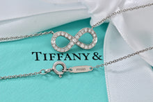 Load image into Gallery viewer, Tiffany &amp; Co. Infinity Platinum Diamond Pendant Necklace
