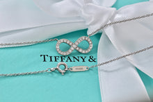 Load image into Gallery viewer, Tiffany &amp; Co. Infinity Platinum Diamond Pendant Necklace
