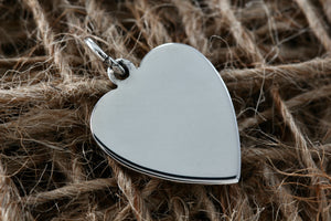 Tiffany & Co. Vintage Silver Large Replacement Heart Pendant