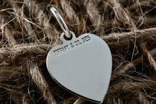 Load image into Gallery viewer, Tiffany &amp; Co. Vintage Silver Small Replacement Heart Pendant
