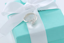 Load image into Gallery viewer, Tiffany &amp; Co. Elsa Peretti Silver Snake Band Ring Size 4.5
