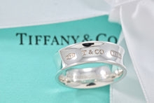 Load image into Gallery viewer, Tiffany &amp; Co. Silver 1837 NEW VERSION Wide Band Ring
