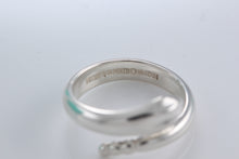 Load image into Gallery viewer, Tiffany &amp; Co. Elsa Peretti Silver Snake Band Ring Size 4.5
