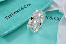 Load image into Gallery viewer, Tiffany &amp; Co. Silver 1837 NEW VERSION Wide Band Ring

