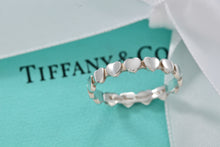 Load image into Gallery viewer, Tiffany &amp; Co. Paloma Picasso Silver Crown of Hearts Narrow Band Ring

