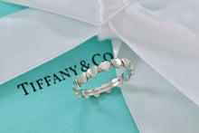 Load image into Gallery viewer, Tiffany &amp; Co. Paloma Picasso Silver Crown of Hearts Narrow Band Ring
