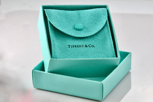Tiffany & Co. Square Box & Button Pouch Packaging