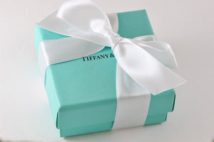 Tiffany & Co. Square Box & Button Pouch Packaging