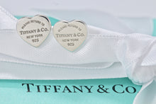 Load image into Gallery viewer, Return To Tiffany &amp; Co. Silver Mini Heart Stud Earrings
