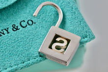 Load image into Gallery viewer, Tiffany &amp; Co. Silver Letter &quot;S&quot; Padlock Pendant
