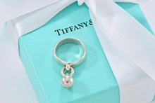 Load image into Gallery viewer, Tiffany &amp; Co. Hardwear Silver Dangle Ball Ring 1995
