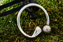 Load image into Gallery viewer, Tiffany &amp; Co. Silver Vintage Golf Club &amp; Ball Key Ring Keychain
