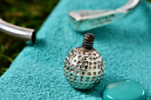 Load image into Gallery viewer, Tiffany &amp; Co. Silver Vintage Golf Club &amp; Ball Key Ring Keychain
