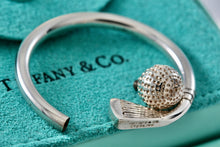 Load image into Gallery viewer, Tiffany &amp; Co. Silver Vintage Golf Club &amp; Ball Key Ring Keychain
