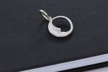 Load image into Gallery viewer, Tiffany &amp; Co. Silver Small Man in The Moon Crescent Small Charm Pendant
