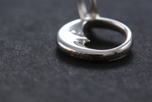 Load image into Gallery viewer, Tiffany &amp; Co. Silver Small Man in The Moon Crescent Small Charm Pendant
