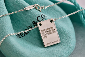 Tiffany & Co. Silver Nikes 2015 Women Marathon 16" Necklace