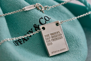 Tiffany & Co. Silver Nikes 2015 Women Marathon 16" Necklace