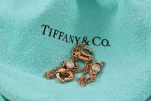 Load image into Gallery viewer, Tiffany &amp; Co. Elsa Peretti 18K Gold Diamonds By The Yard Open Heart Bracelet
