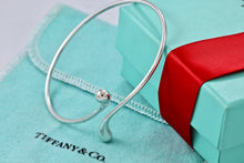 Load image into Gallery viewer, Tiffany &amp; Co. Elsa Peretti Silver Teardrop Bangle Cuff Bracelet
