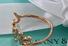 Load image into Gallery viewer, Tiffany &amp; Co. Paloma Picasso Rose Gold Graffiti LOVE Script Ring

