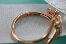 Load image into Gallery viewer, Tiffany &amp; Co. Paloma Picasso Rose Gold Graffiti LOVE Script Ring
