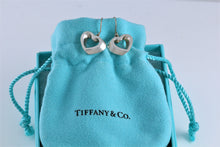 Load image into Gallery viewer, Tiffany &amp; Co. Silver Geometric Heart Dangle Hook Earrings
