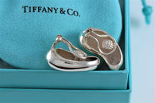 Load image into Gallery viewer, Tiffany &amp; Co. Elsa Peretti Sterling Silver LARGE Lima Bean Clip On Earrings
