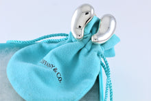 Load image into Gallery viewer, Tiffany &amp; Co. Elsa Peretti Sterling Silver LARGE Lima Bean Clip On Earrings
