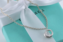 Load image into Gallery viewer, Tiffany &amp; Co. Elsa Peretti Small Eternal Circle Charm Chain Bracelet
