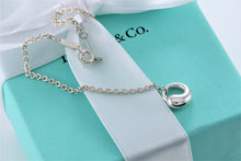 Load image into Gallery viewer, Tiffany &amp; Co. Elsa Peretti Small Eternal Circle Charm Chain Bracelet
