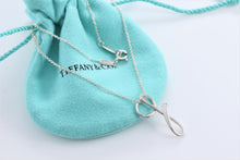 Load image into Gallery viewer, Tiffany &amp; Co. Elsa Peretti Silver Alphabet Letter &quot;G&quot; Pendant Necklace
