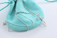 Load image into Gallery viewer, Tiffany &amp; Co. Elsa Peretti Silver Alphabet Letter &quot;G&quot; Pendant Necklace

