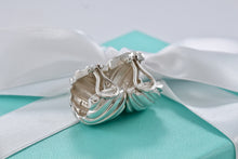 Load image into Gallery viewer, Tiffany &amp; Co. Silver Atlas Groove Stripe Wide Hoop Clip on Earrings
