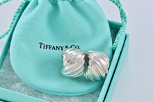 Load image into Gallery viewer, Tiffany &amp; Co. Silver Atlas Groove Stripe Wide Hoop Clip on Earrings
