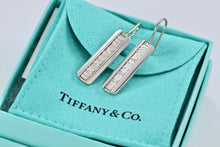 Load image into Gallery viewer, Tiffany &amp; Co. Silver Atlas Bar hook Earrings
