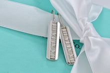 Load image into Gallery viewer, Tiffany &amp; Co. Silver Atlas Bar hook Earrings
