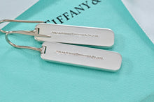 Load image into Gallery viewer, Tiffany &amp; Co. Silver Atlas Bar hook Earrings
